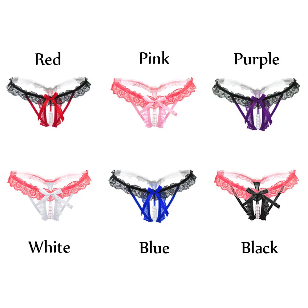 

Pearl Lace Women Thongs And G Strings Sexy Pearls Tangas Women Sexy Panties Female Erotic Lingerie Femme Knickers