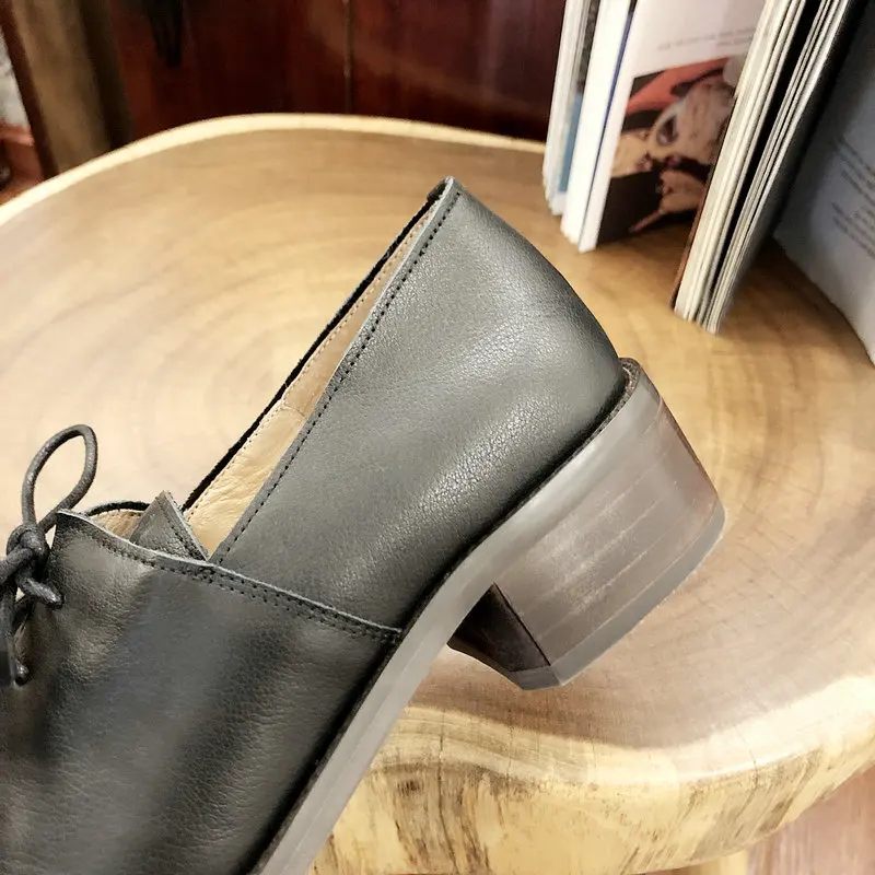 

New Arrival Women Vintage Brand Working Party Pumps Spring Summer Cross-Tied Shoes genuine Leather Shoes Woman