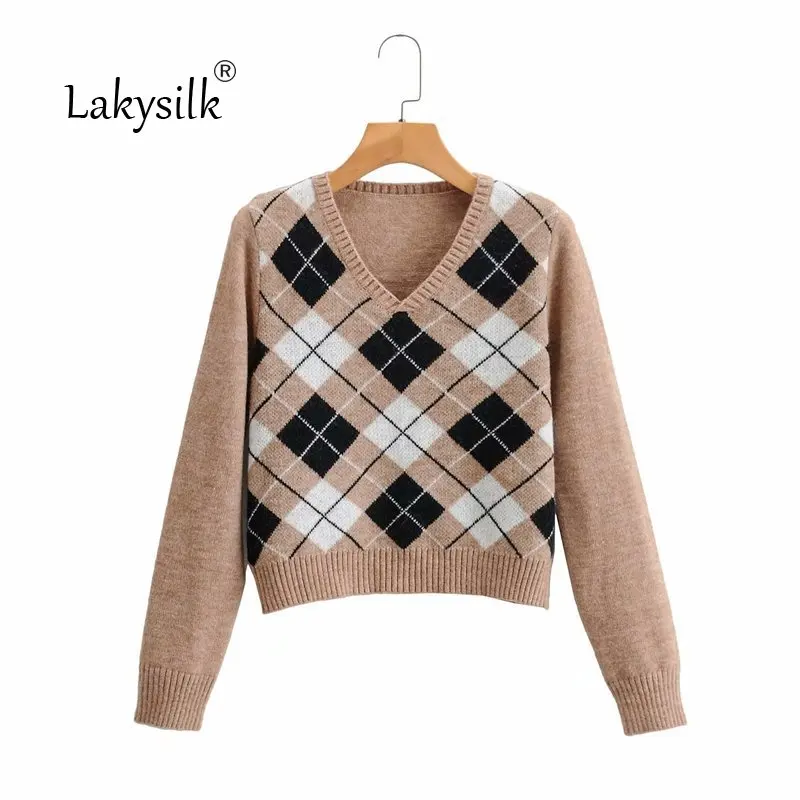 Винтажные женские свитера размера плюс вязаные теплые мягкие пуловеры