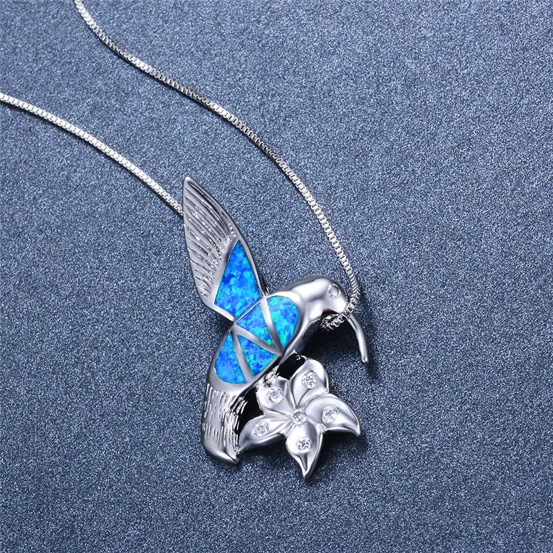 Ожерелье с подвеской в виде цветка дятла милое ожерелье белым и зеленым огненным