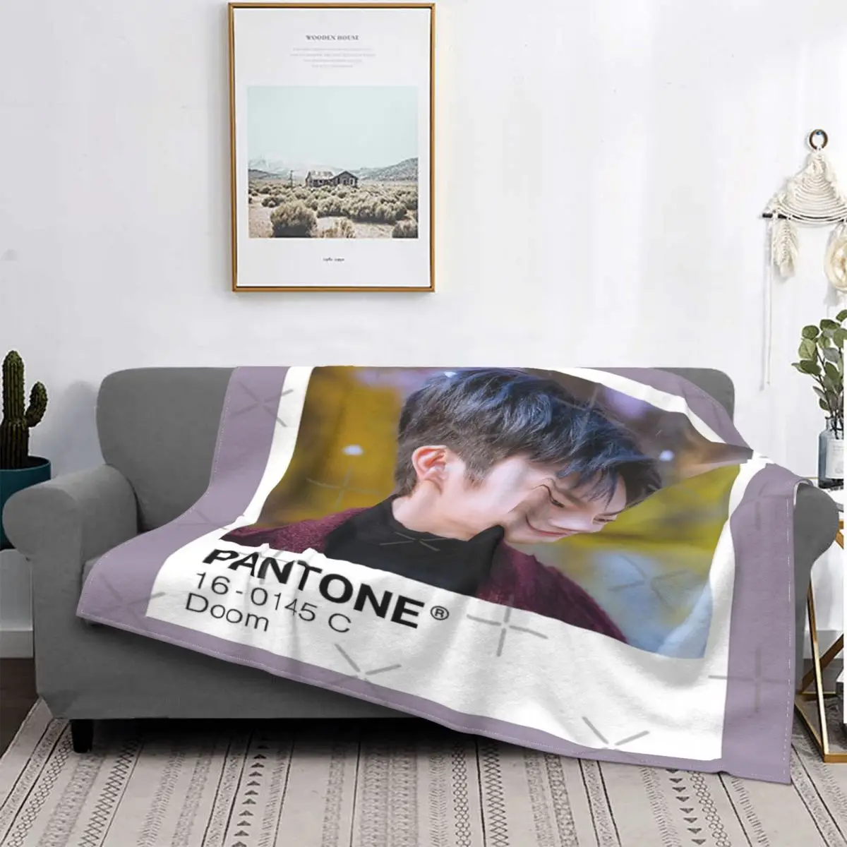 

Doom At Your Service-2 mantas para cama, colchas a cuadros, mantas Kawaii, edredones y colchas
