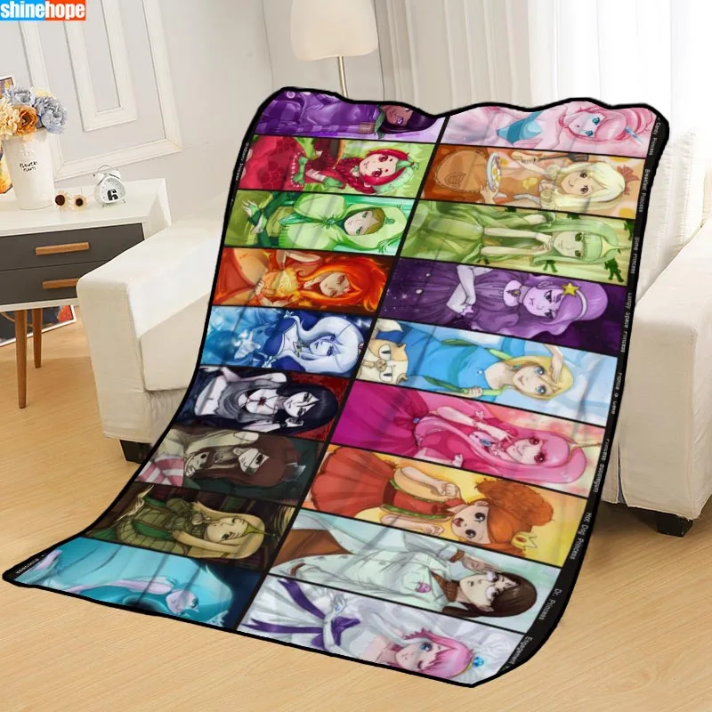 ?? カスタム冒険時間毛布ベッドスローブランケットソフトブランケット夏毛布アニメ毛布旅行毛布
