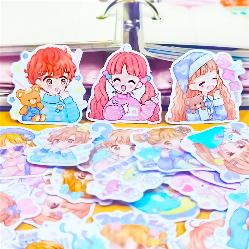 40 шт креативные милые самодельные комиксы для девочек Скрапбукинг