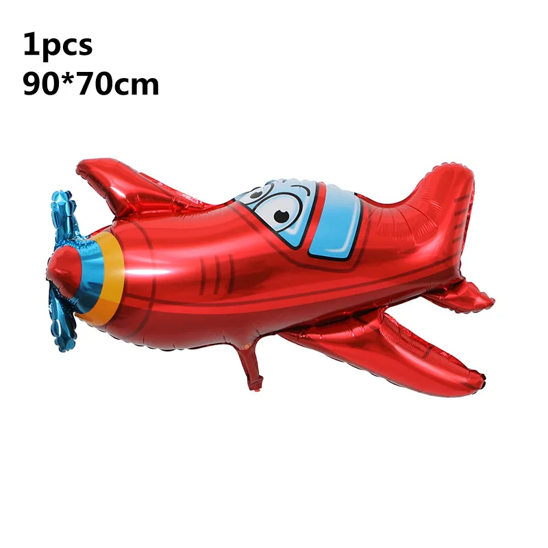 1pcs plane 1 шт. воздушный шар из фольги в космическом космосе для маленьких мальчиков, игрушки с днем рождения и планетой, вечерние украшения для изучения земной тематики - Цвет: 1pcs plane
