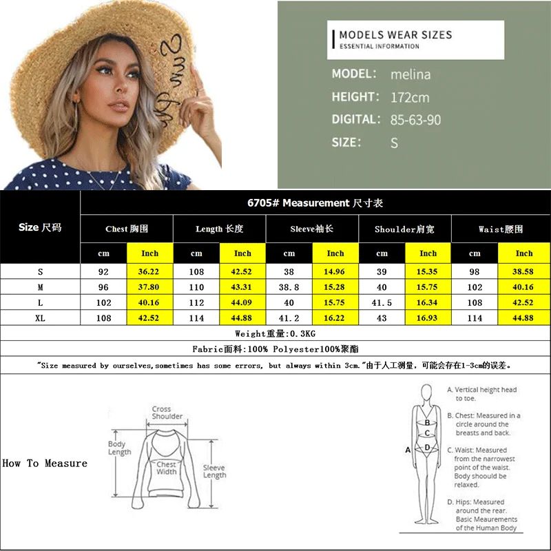 

New Summer Dot Short Sleeve Frill Dress Women's High Waist MIDI Elegant Office Women's Green Dinner Party Dress