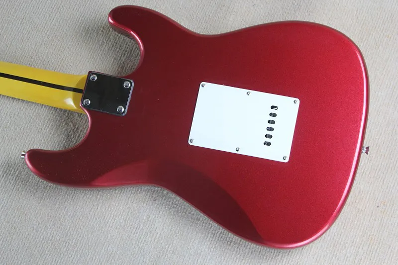 Custom Shop Red Electric Guitar With 3 Pickups Left Handed Guitar& Body Available@2