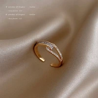 2021 new geometric buckle zircon gold rings goth girls finger sexy accessories wedding party fashion jewelry for woman%e2%80%98s ring%e2%80%99