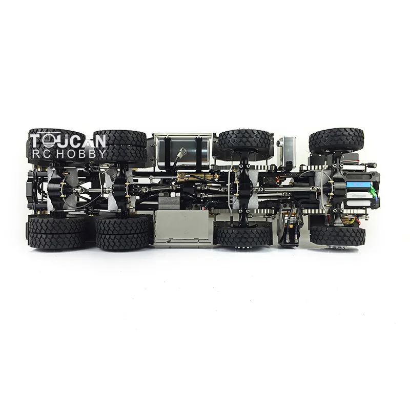 LESU 1/14 гидравлический DIY MAN TGS 8*8 RC самосвал окрашенный Радиоуправляемый светильник
