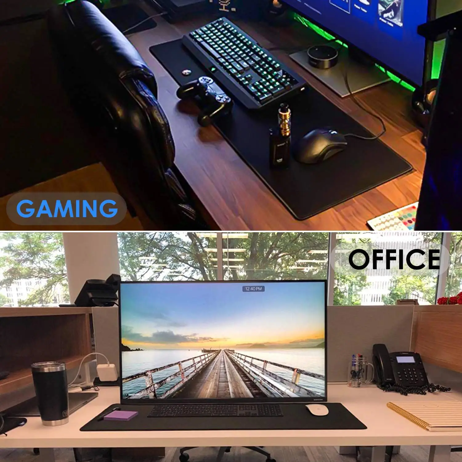 

Big Mouse Pad Gaming Mouse Pad Gamer Large Mouse Mat Computer Mousepad XXL Carpet Rubber Surface Mause Pad Keyboard Desk Mat