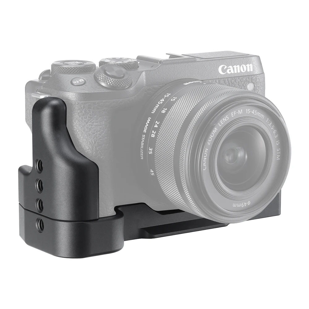 Пластина L для микрофона UURig R029 Canon M6 Mark II Arca БЫСТРОРАЗЪЕМНАЯ пластина с винтом 1/4