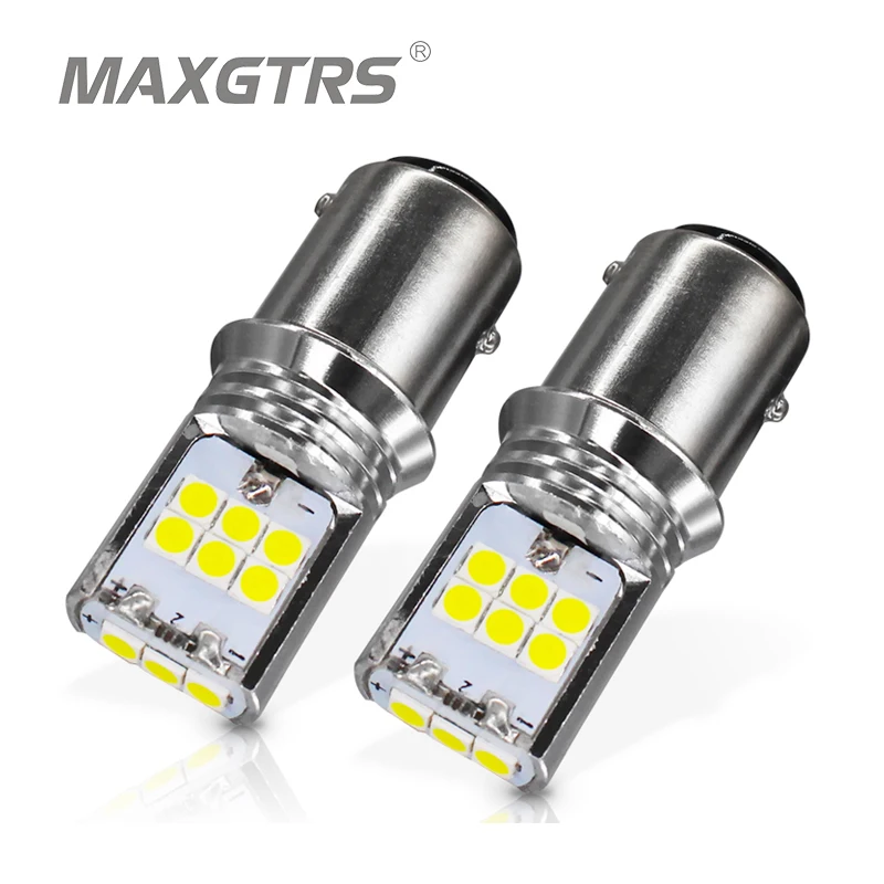2 шт. Автомобильные светодиодные лампы S25 1157 BAY15D P21/5W 15 Smd 3030|Сигнальная лампа| |
