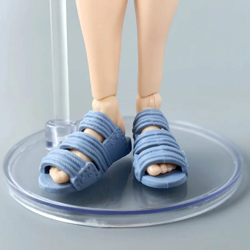 Blue Fashion Doll Shoes For Barbie's Boyfriend Prince Ken Casual Slippers Boy Men 1/6 BJD Dolls Accessories Kid Toy | Игрушки и