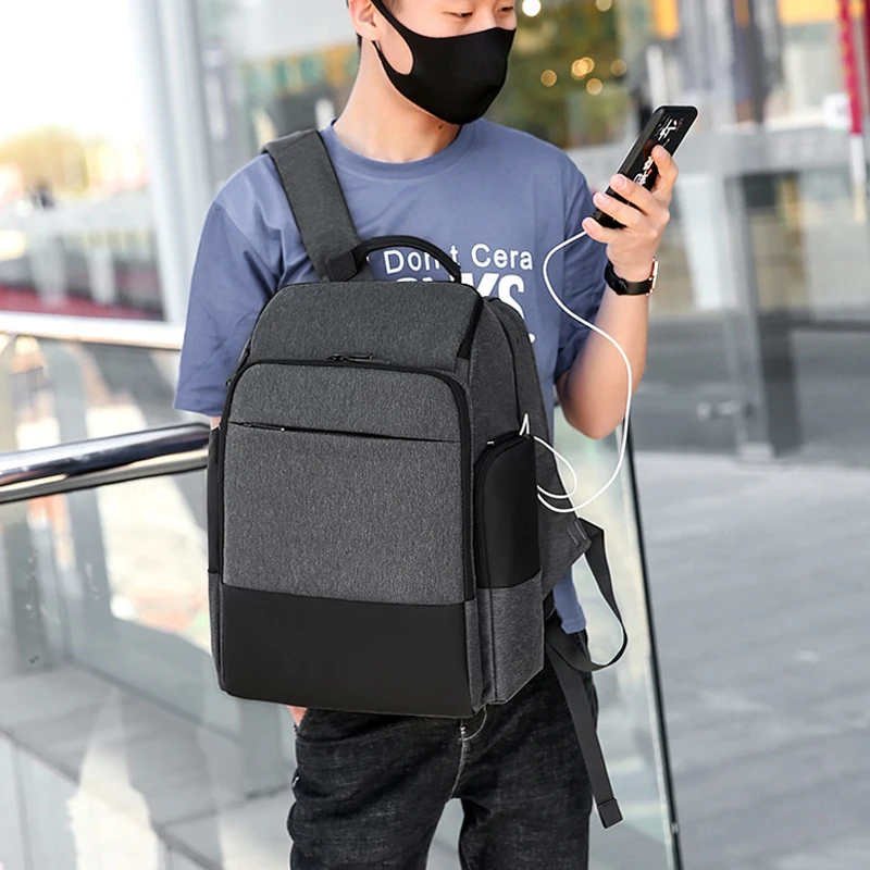 Hot Usb Charging Backpack 15.6 Inch Laptop Ipad Men Working Travel Backpacks School Teenager Waterproof Nylon Bagpack XA522ZC | Багаж и