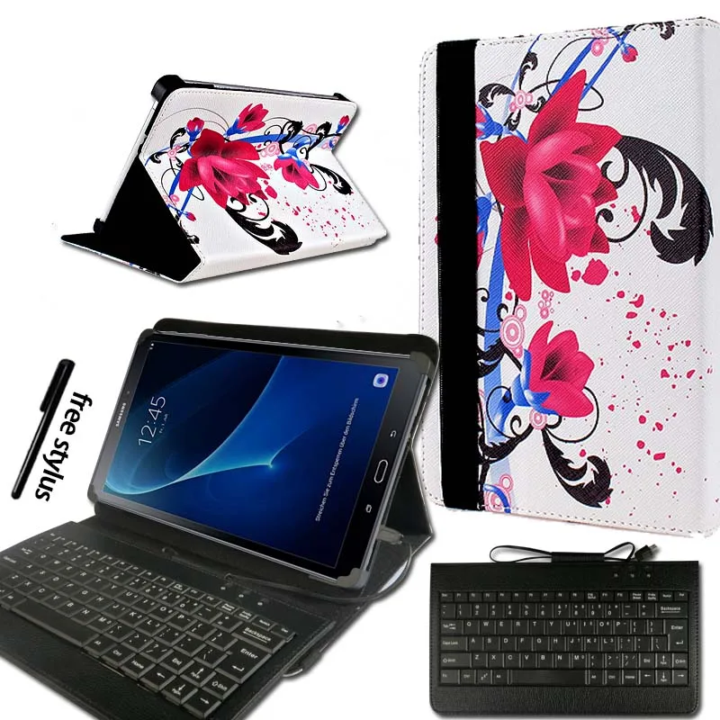 Кожаный чехол подставка для планшета Samsung Galaxy Tab A A6 10 1 T580 T585 (2016)|Чехлы планшетов и