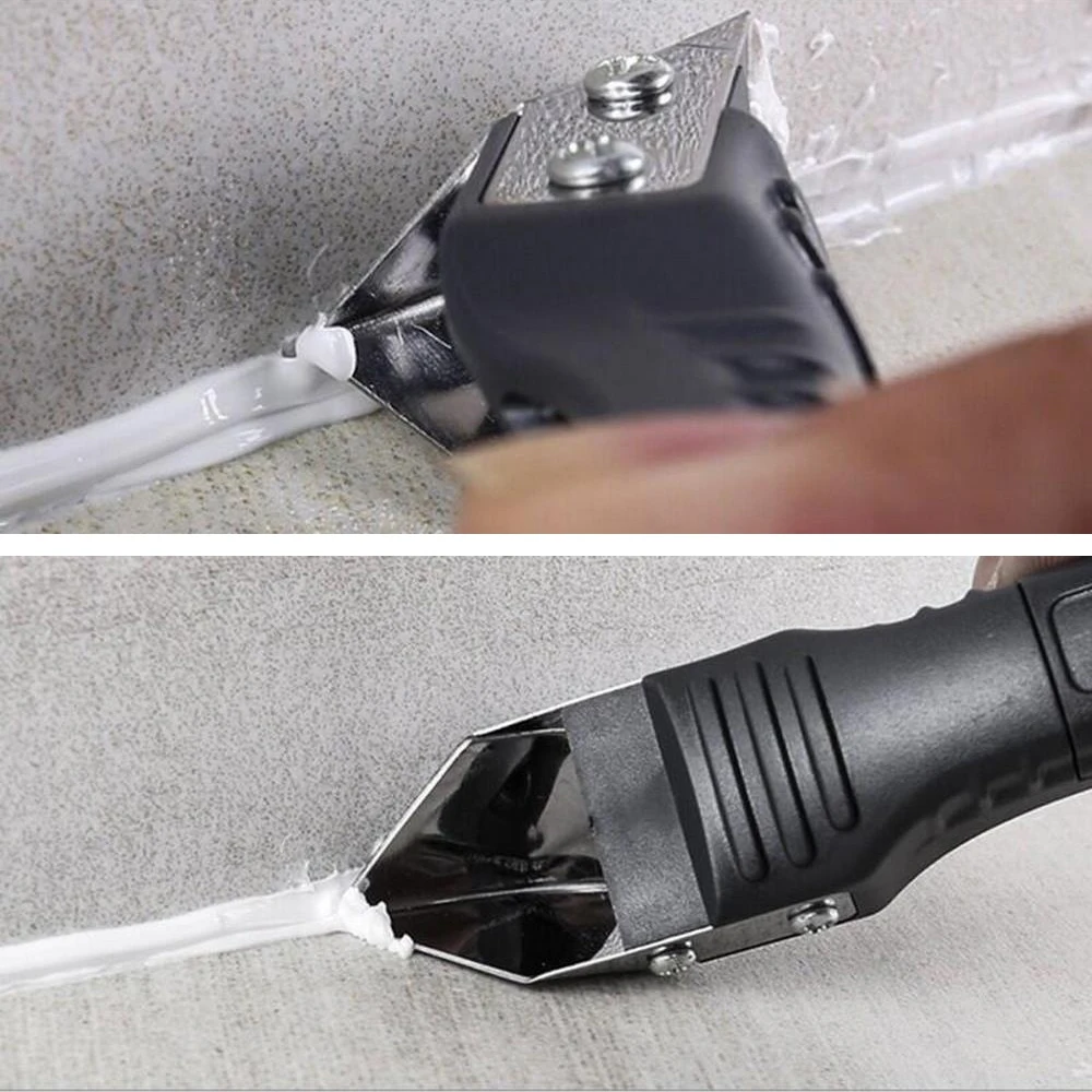 

3In1 Rubber Scraper Glass Silicone Sealant Remover Set Caulk Finisher Sealant Smooth Scraper Grout Kit joint silicone Hand Tool
