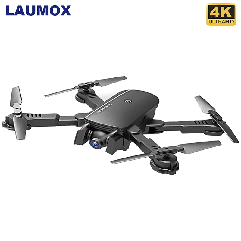 LAUMOX M66 Радиоуправляемый Дрон с камерой 4K широкоугольный оптический поток позиционирования жестов фото Wi-Fi FPV складной Квадрокоптер Дрон Vs E58