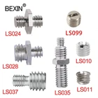 Набор Быстросъемных винтов BEXIN для камеры, металлический многофункциональный быстросъемный адаптер , звеньевой винт, подходит для SLR камеры, штатива, монопода