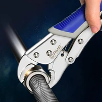 10 inches power pliers multifunctional universal pliers pressure manual clamp fixation tool c type plier hardware tools