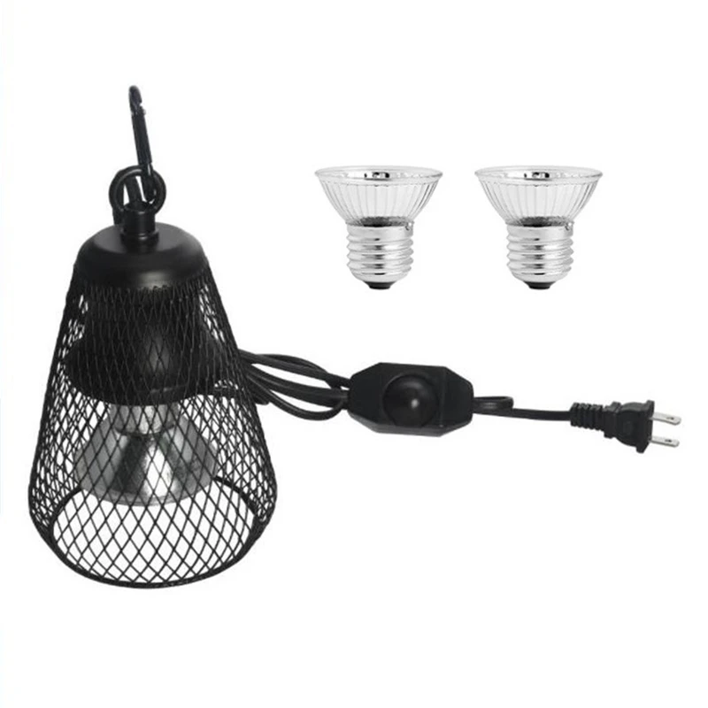 

Держатель лампы для рептилий с защитой от ожогов, 110 В, 25 Вт, 50 Вт