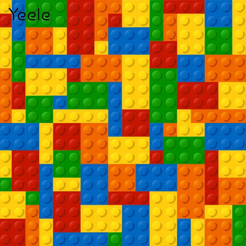 Фотофоны с цветными игрушками Yeele Lego фотостудия по индивидуальному заказу|Фон