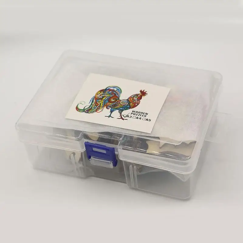 

Artistic Animal Wooden Puzzle Bull Cat Owl Cock Wooden Jigsaw Puzzle Wood Jigsaw Puzzle Educational Toys For Kids Adults