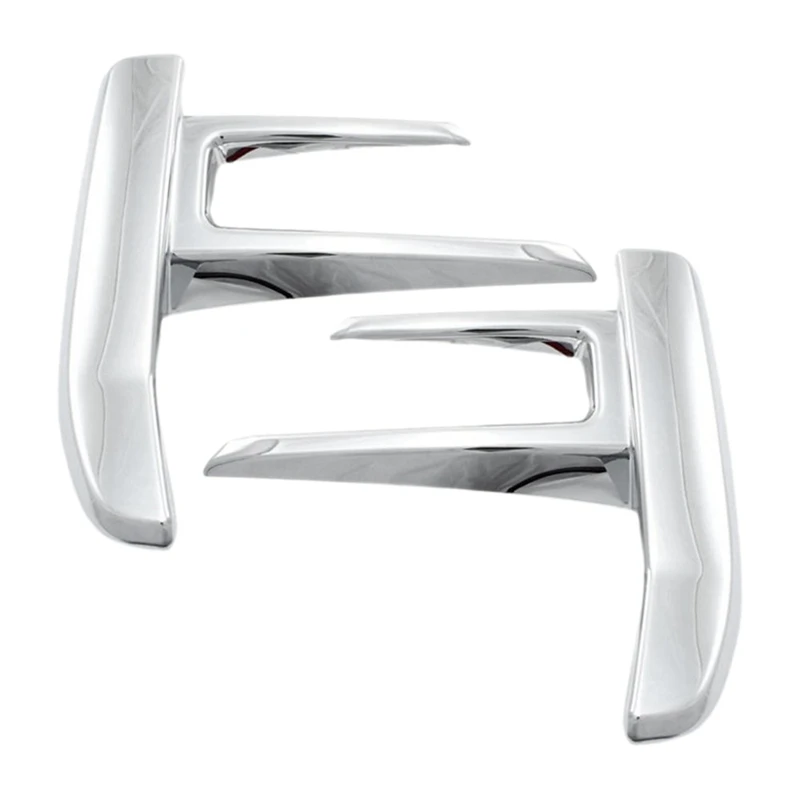 

2Pcs Rear Fog Lamp Frame Anti-Scratch Plate Silver ABS for Toyota Raize 200 Series (Reiz)