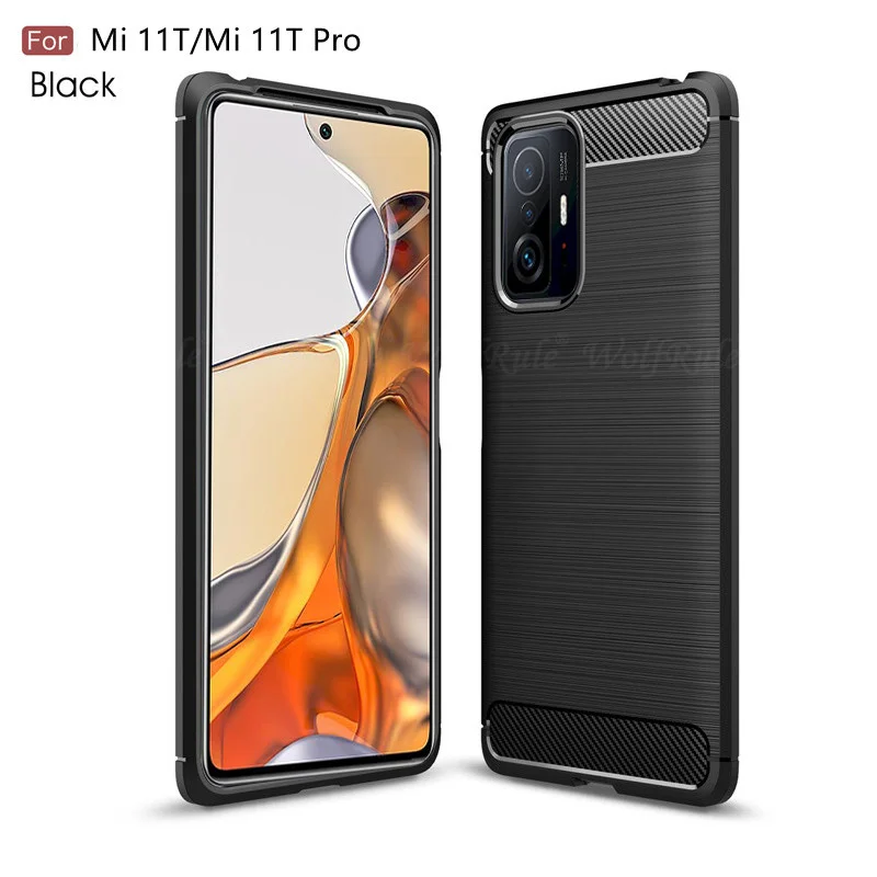 for xiaomi mi 11t pro case for mi 11t pro capas utral thin armor back shockproof soft tpu case fundas for mi 10t 11t pro cover free global shipping