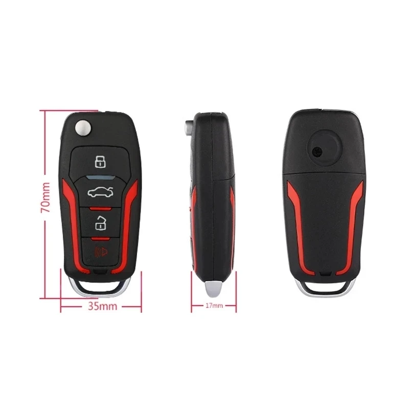 OkeyTech 315Mhz Modified Car Remote Key For Ford Explorer Focus Edge Escape Ranger Mustang Flex for Mercury 4D63 Chip CWTWB1U331 |