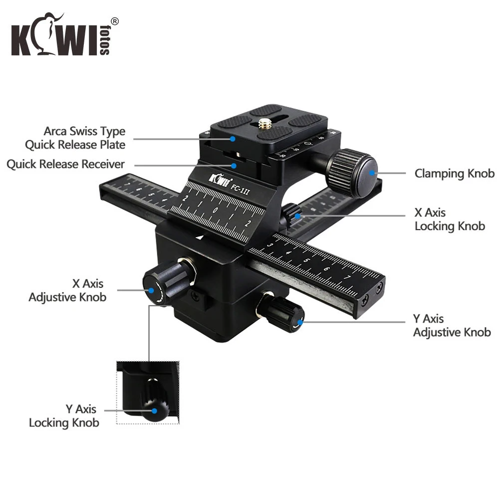 Макро Фокусировочный рельсовый ползунок для цифровой однообъективной