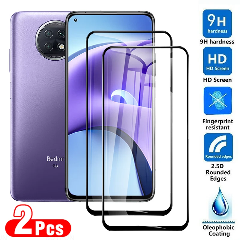 2 шт Полный экран протектор для Xiaomi Redmi Note 9 T закаленное стекло на Xiomi Red Mi Note9 Note9t 9H