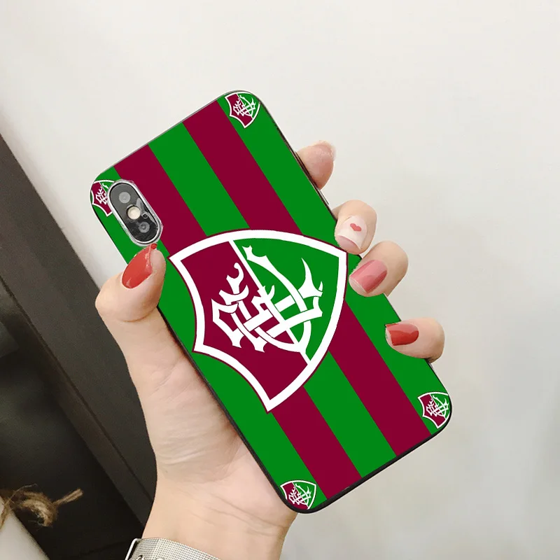 FC Fluminense чехол для iPhone XR 11 Pro XS Max X 5 5S силиконовый матовый iphone 7 8 6 S Plus