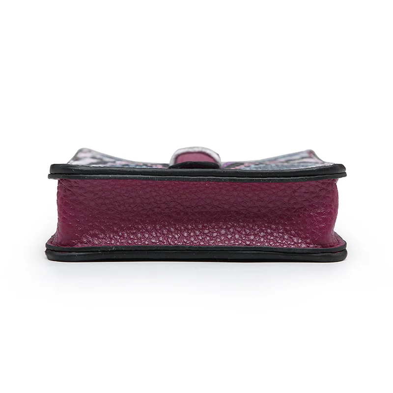 Высококачественная маленькая сумка через плечо с рисунком питона мини сумочка