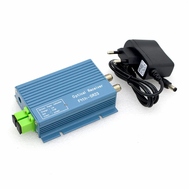 Оптический приемник CATV mini Knot OR20 WDM AGC 2 выходных порта sc core fiber optica 1550 нм apc