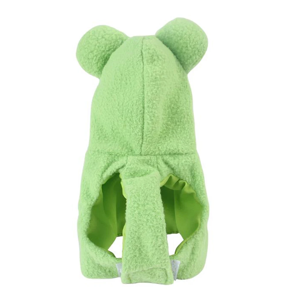 Милая одежда для косплея птицы лягушки попугая зимнее пальто теплая с капюшоном