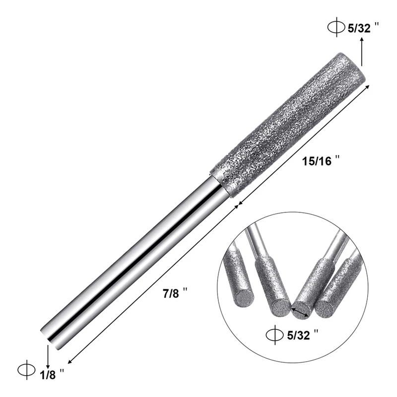 Точилка для бензопилы цилиндрический шлифовальный инструмент с алмазным