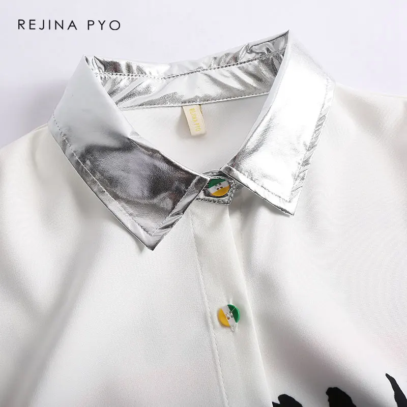 Женское однобортное платье рубашка BIAORUINA уличное в стиле пэчворк с рукавами