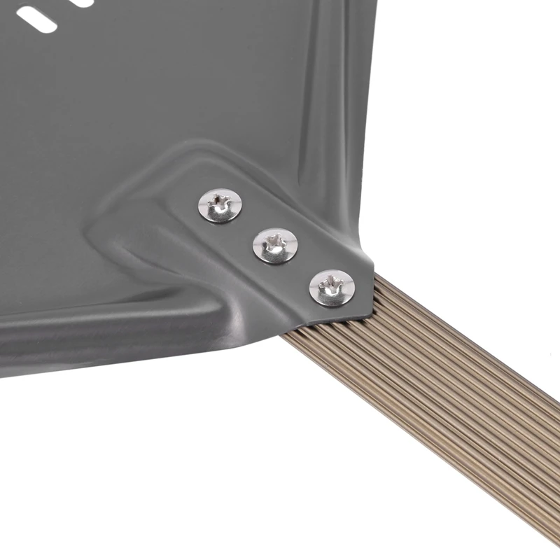 

14 Inch Rectangular Pizza Shovel,Perforated Pizza Paddle Aluminum Pizza Peel,Pizza Tool for Baking