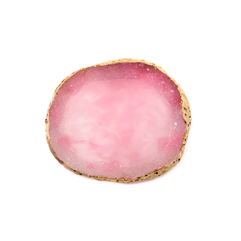 

1Pc Resin Stone Nail Color Palette for False Nail Tips Drawing Nail Color Mixing Palette Polish Gel Showing Shelf Manicure Tool