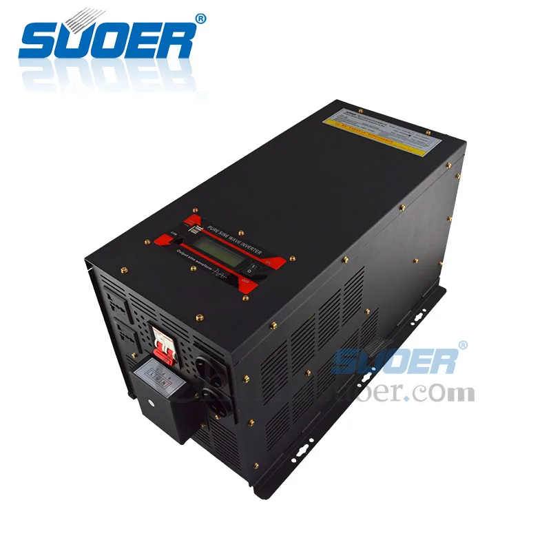 

Suoer 24V 220V 5000 watt pure sine wave solar power inverter