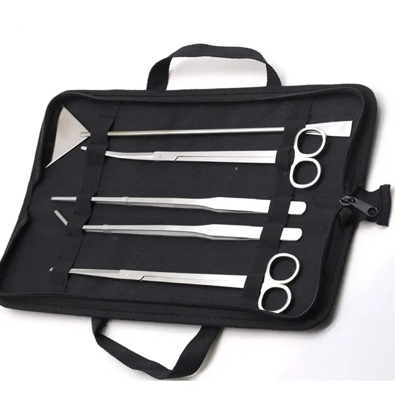 Aquarium Plants Landscaping Tools Kit set of 5 pcs Stainless Steel Fish Aquatic M68E | Дом и сад