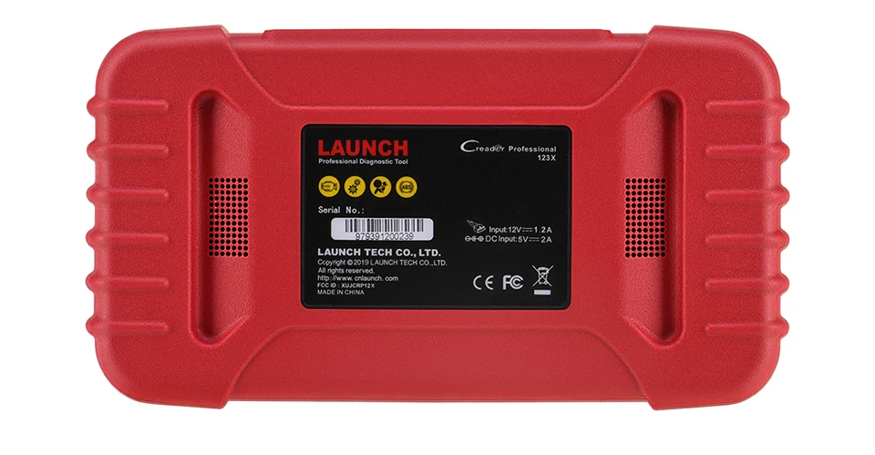 Launch X431 CRP123X диагностический инструмент Автоматический считыватель кодов EOBD OBD2 сканер передачи двигателя ABS SRS AutoVIN wifi PK CRP123 VII