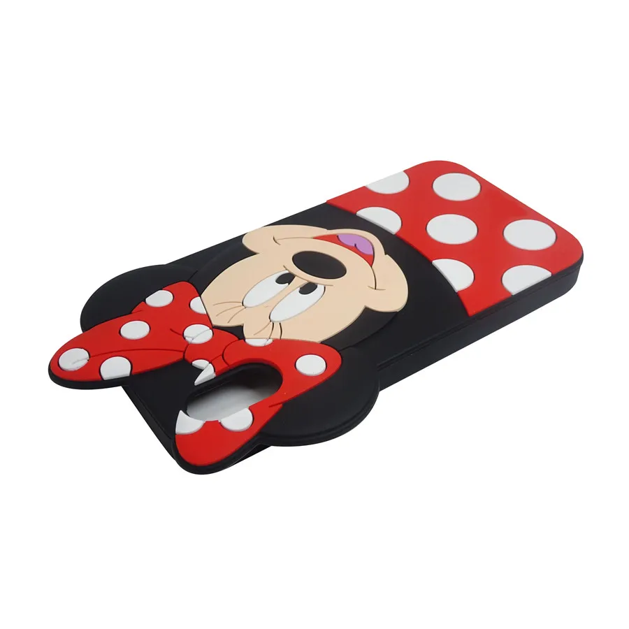 Милый 3D мультфильм мягкий силиконовый чехол для iPhone X XS MAX XR SE 5 6 S 7 8 Plus Минни