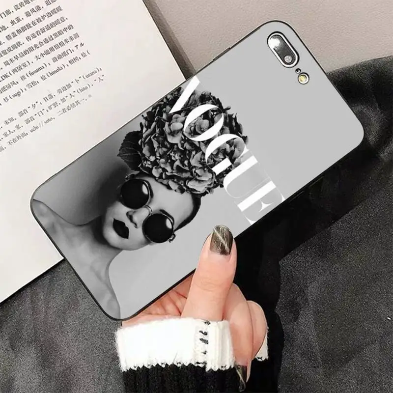 Роскошный модный журнал VOGUE мягкий чехол для телефона iphone 13 8 7 6 6S Plus X 5 5S SE 2020 XR 11 pro