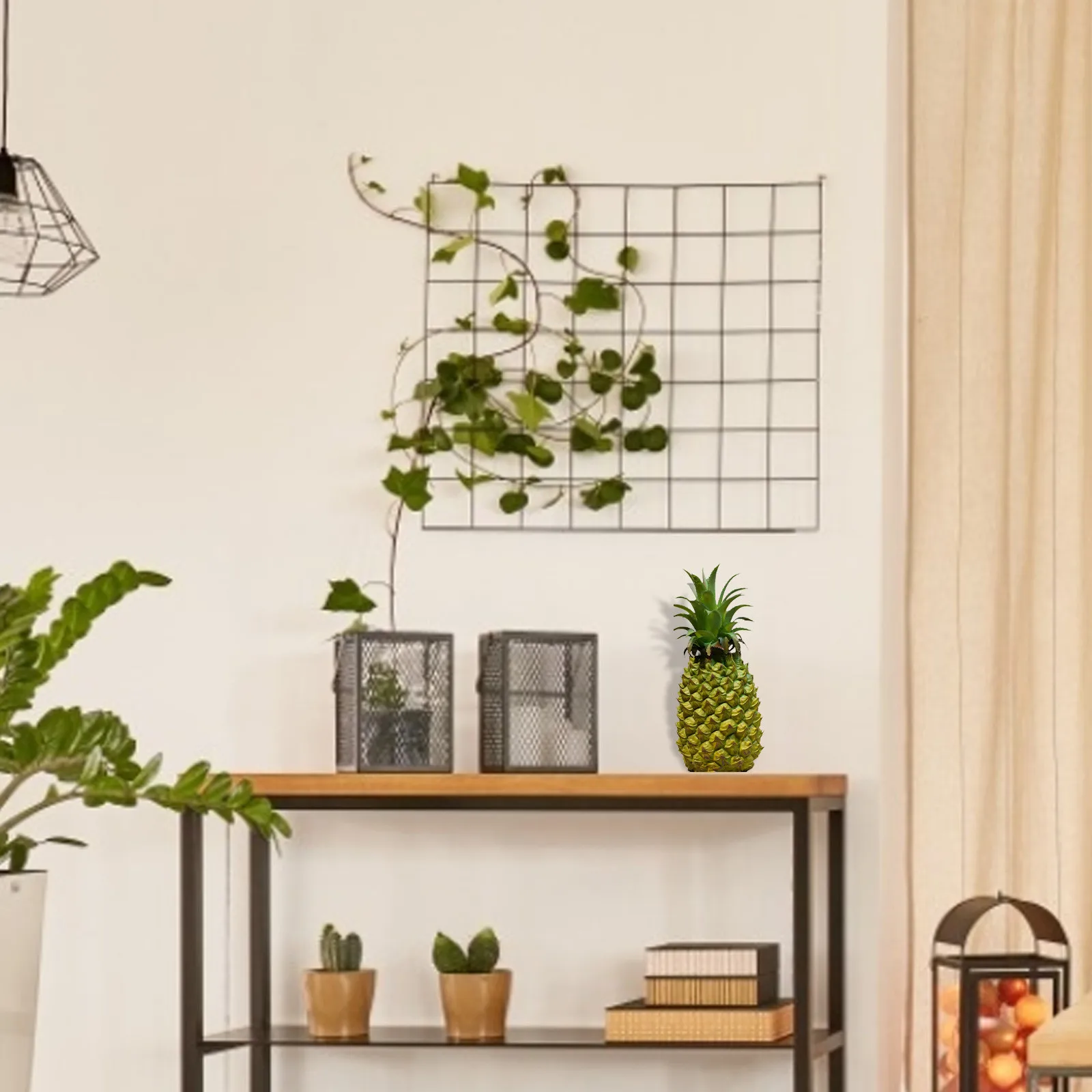 

Artifical Mini Fake Pineapple Fruit Home Decoration Display Photographic Prop Imitation Plastic Artifical Fruit Pineapple