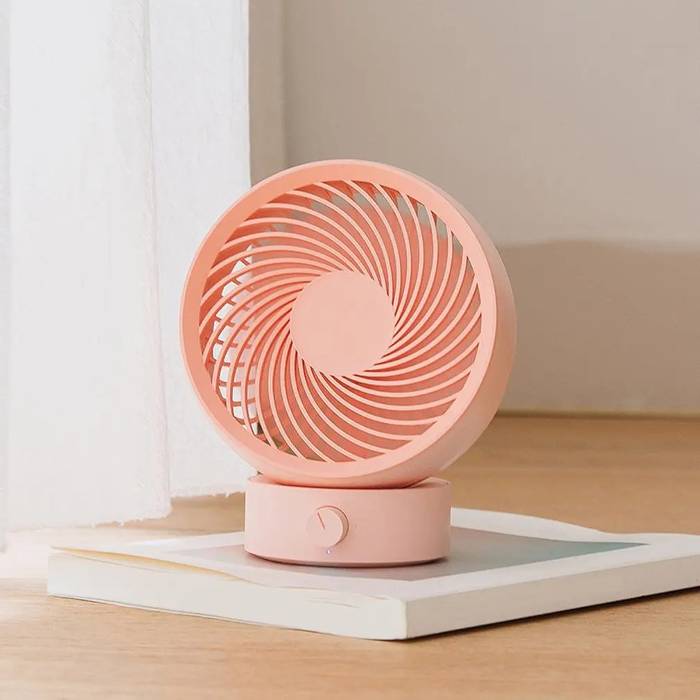

USB Desk Fan Small Personal Desktop Table Fan with Strong Wind Quiet Operation Portable Mini Fan for Office Bedroom