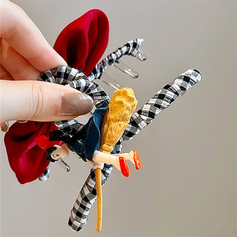 FFLACELL корейский новый стиль уникальная Милая Летающая маленькая ведьма лук