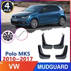 Брызговики автомобильные крыло для Volkswagen VW Polo 6R 6C 2010  2017 2014 2015 2016 грязи всплеск лоскут предохранители автомобильные аксессуары Товары