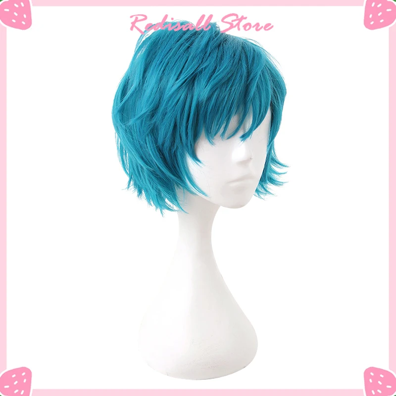 

Синий Mizuno Ami косплей парик унисекс для взрослых Хэллоуин термостойкие короткие синтетические волосы