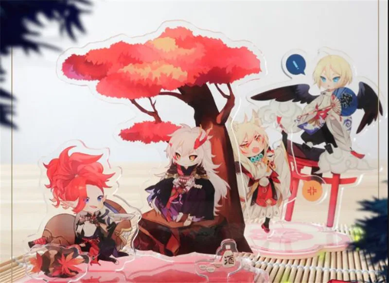 Аниме Onmyoji Youko Fox Dai Tengu Ibaraki Doji Shuten douji сцена стенд фигурка игрушка Хэллоуин косплей стол стенд фигурка