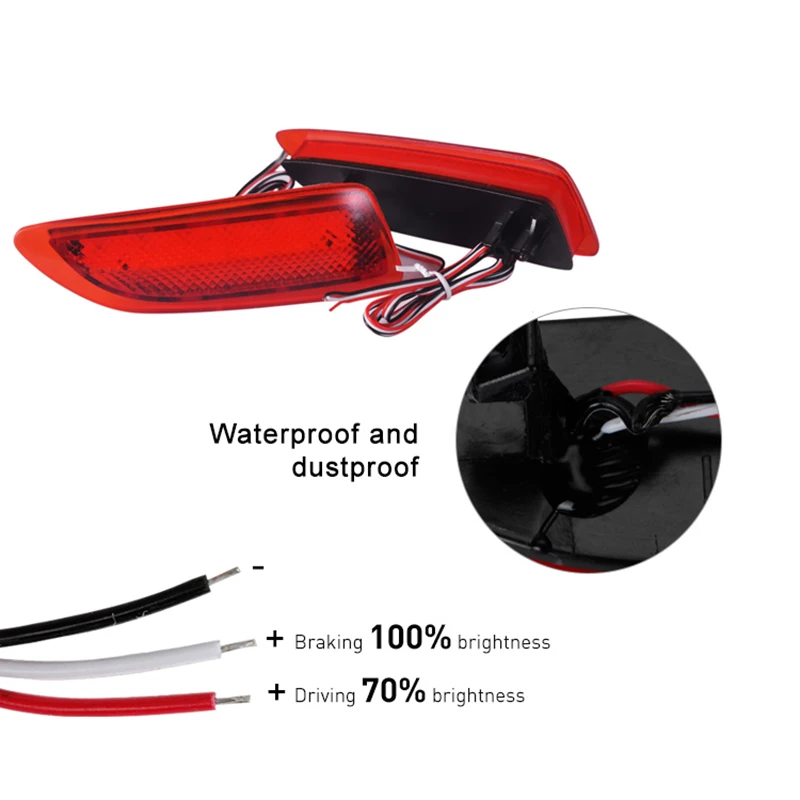 Автомобильный светодиодный стоп-сигнал хвост светильник заднего датчика